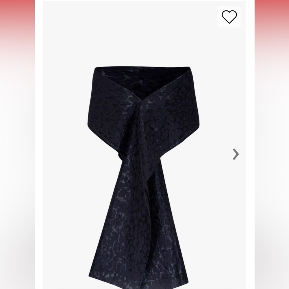 Talbot Runhof Iridescent Leo Lurex Jacquard Stole One Size NWT